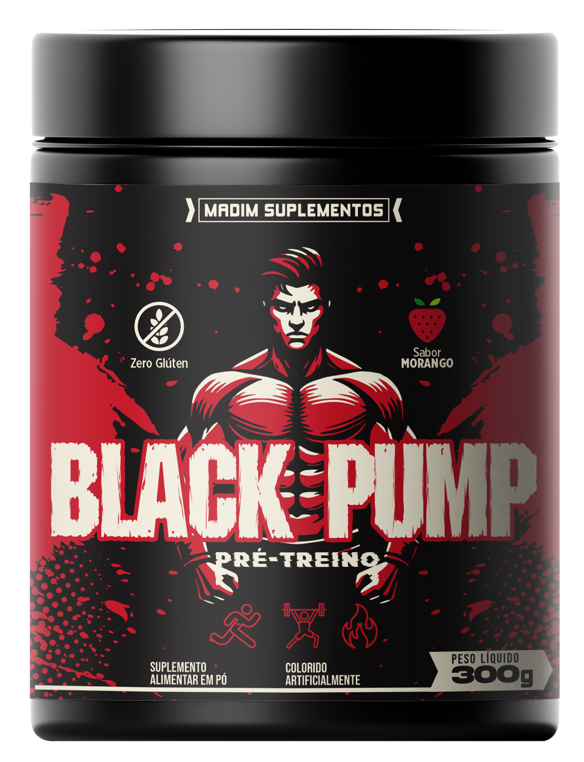 PRÉ TREINO BLACK PUMP 300g